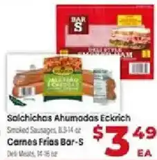Supermercado El Rancho Salichichas Ahumadas Eckrich offer