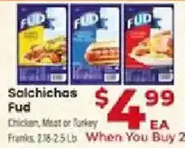Supermercado El Rancho Fud Salchichas offer