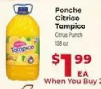 Supermercado El Rancho Ponche Citrico Tampico offer