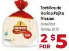 Supermercado El Rancho Mission Fajita Flour Tortillas offer