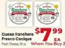 Supermercado El Rancho Cacique Queso Ranchero Fresco offer