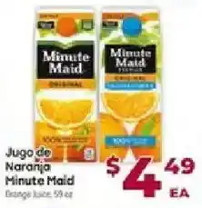 Cardenas Minute Maid orange juice offer