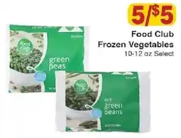 Piggly Wiggly Food Club Frozen Vegetables offer