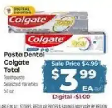 Cardenas Colgate Dental Total Toothpaste offer