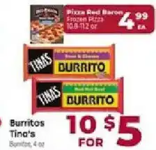 Cardenas Tina's burritos offer