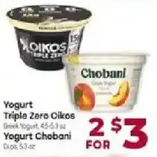 Cardenas Yogurt Triple Zero Oikos offer
