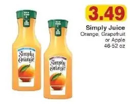 Piggly Wiggly Simply Juice Orange offer
