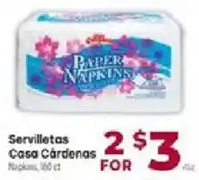 Cardenas Paper Napkins offer