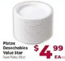Cardenas Value Star Foam Plates offer