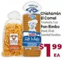 Cardenas Chicharrón El Comal Pan Bimbo Bread offer