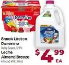 Cardenas Snack Lacteo Danonino, Leche almond breeze offer