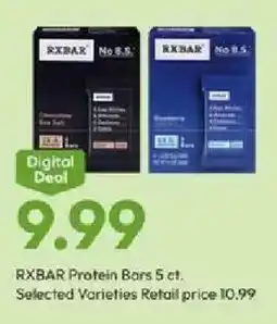 Stater Bros Rxbar protein bars offer