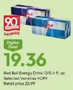 Stater Bros Red Bull Energy Drink offer