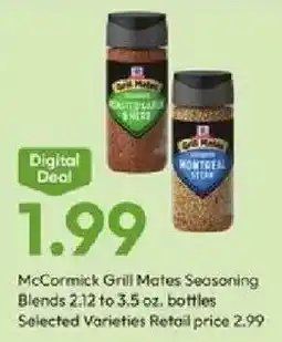 Stater Bros McCormick grill mates seasoning offer