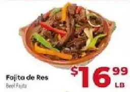 Supermercado El Rancho Fajita de Res offer