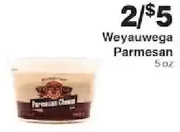 Piggly Wiggly Weyauwega Parmesan Cheese offer