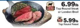 Piggly Wiggly Certified Angus Beef Top Round Steak or London Broil offer