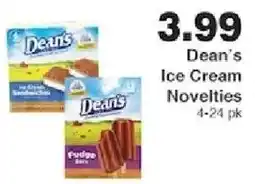 Piggly Wiggly Dean's Ice Cream Novelties offer