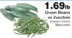 Piggly Wiggly Green Beans or Zucchini offer