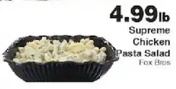 Piggly Wiggly Fox Bros Supreme Chicken Pasta Salad offer