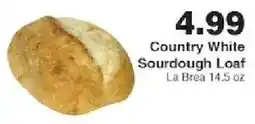 Piggly Wiggly Country White Sourdough Loaf offer