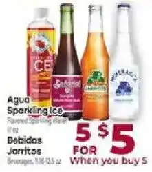 Cardenas Agua Sparkling Ice Beverages offer