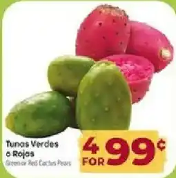 Cardenas Tunas Verdes o Rojas offer