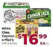 Cardenas White Claw, Cayman Jack, Dirty Lemon offer