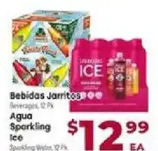 Cardenas Bebidas Jarritos Agua Sparkling Ice offer