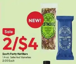 Stater Bros South Forty Nut Bars offer