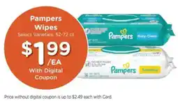 Dillons Pampers Wipes offer