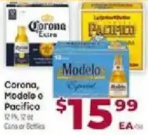 Cardenas Corona, Modelo or Pacifico offer
