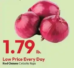 Stater Bros Red Onions Cebolla Roja offer