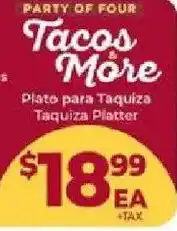 Cardenas Tacos More Taquiza Platter offer