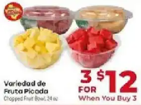 Supermercado El Rancho Chopped Fruit Bowl offer