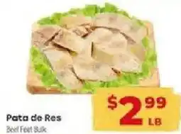 Supermercado El Rancho Pata de Res Beef Feet Bulk offer