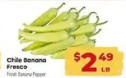 Supermercado El Rancho Chile Banana Fresco offer