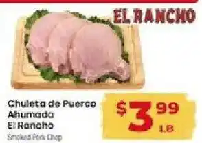 Supermercado El Rancho El Rancho Smoked Pork Chop offer