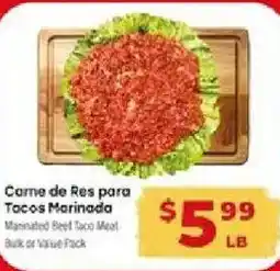 Supermercado El Rancho Mannated Beef Taco Meat offer