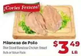Supermercado El Rancho Milanesa de Pollo offer