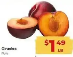 Supermercado El Rancho Plums offer