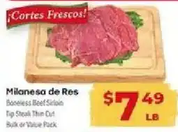 Supermercado El Rancho Milanesa de Res offer