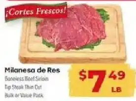 Supermercado El Rancho Milanesa de Res offer