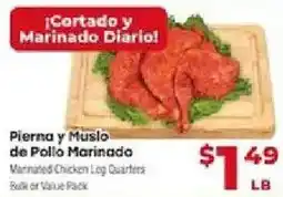 Supermercado El Rancho Marinated Chicken Leg Quarters offer