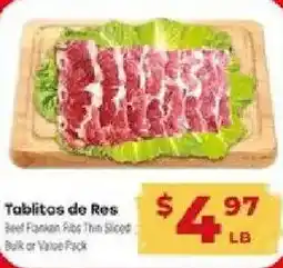 Supermercado El Rancho Tablitas de Res offer