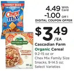 Dillons Cascadian Farm Organic Cereal offer
