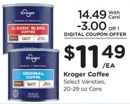 Dillons Kroger Coffee offer