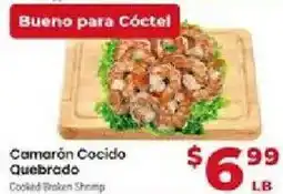 Supermercado El Rancho Camarón Cocido Quebrado offer