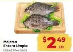 Supermercado El Rancho Mojarra Entera Limpia offer