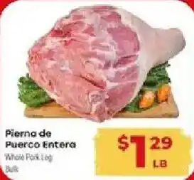 Supermercado El Rancho Whole Pork Leg offer